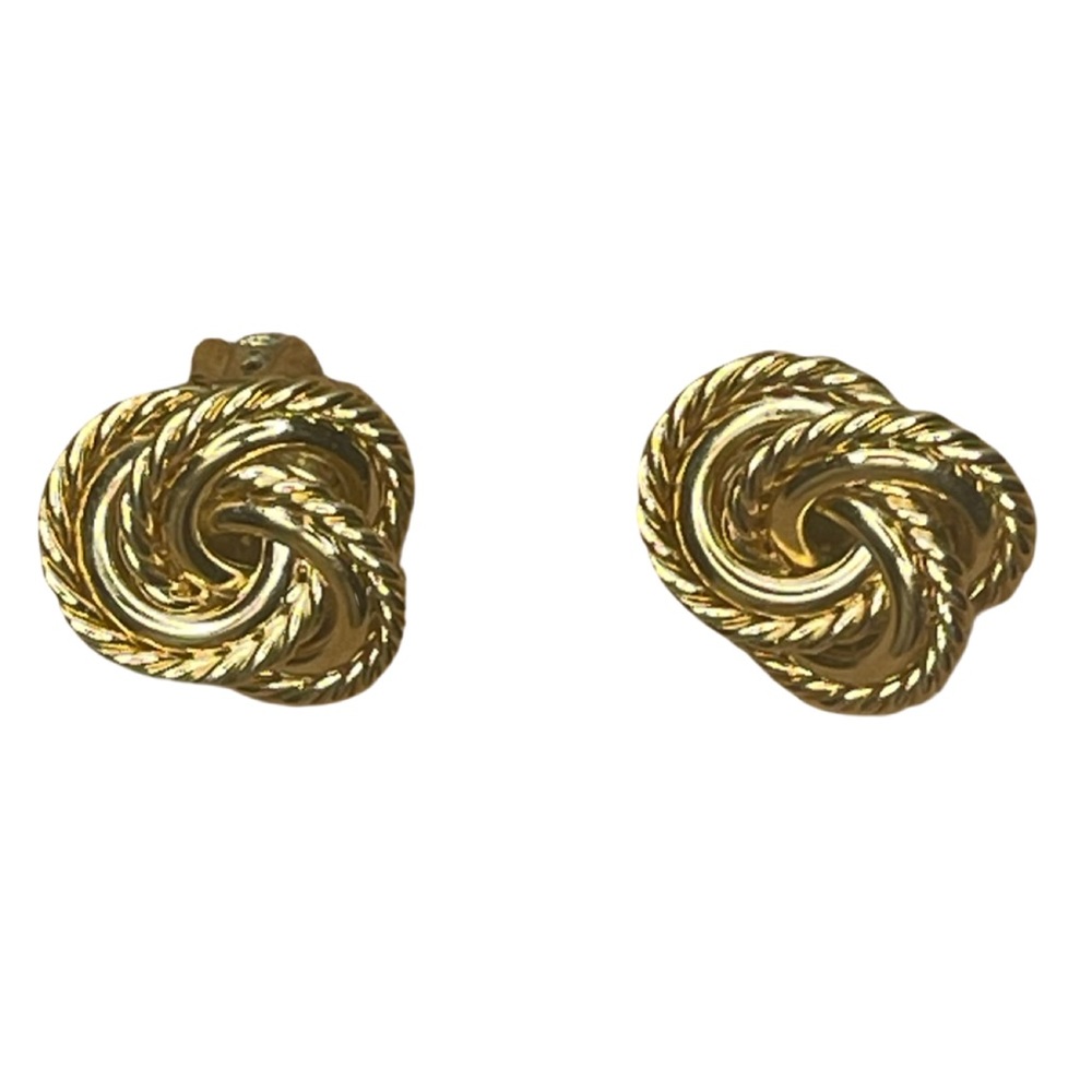 Givenchy Vintage Knot Clip On Earrings